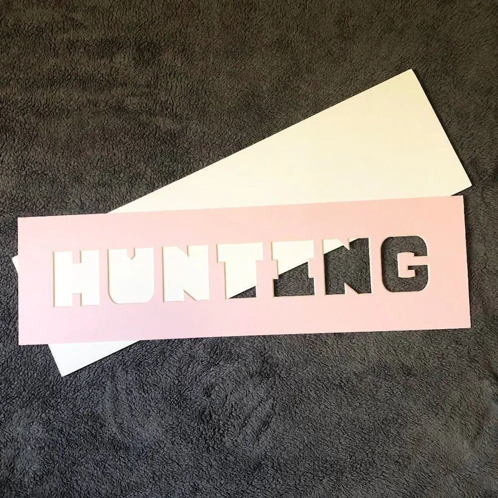 7x24 Pastel Pink Hunting Photo Mat‎